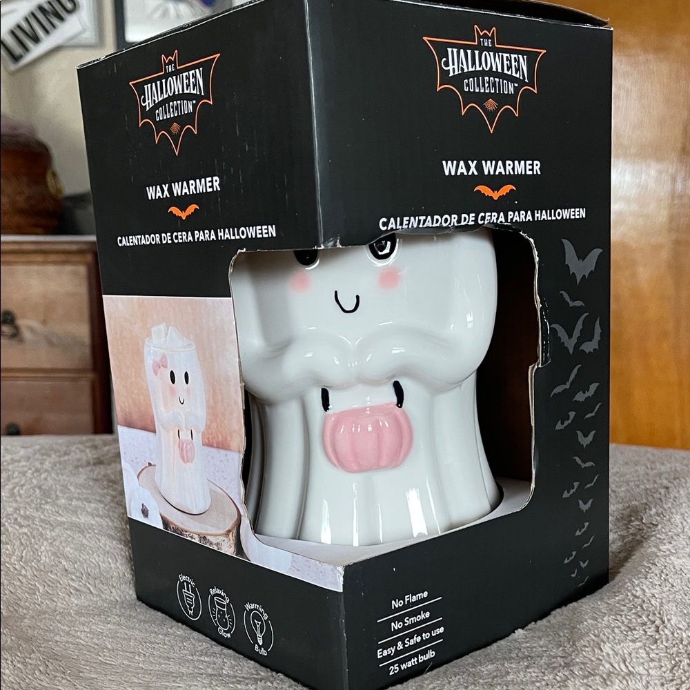 NWOT Aldi Ghost Wax Warmer - White with Pink Accent